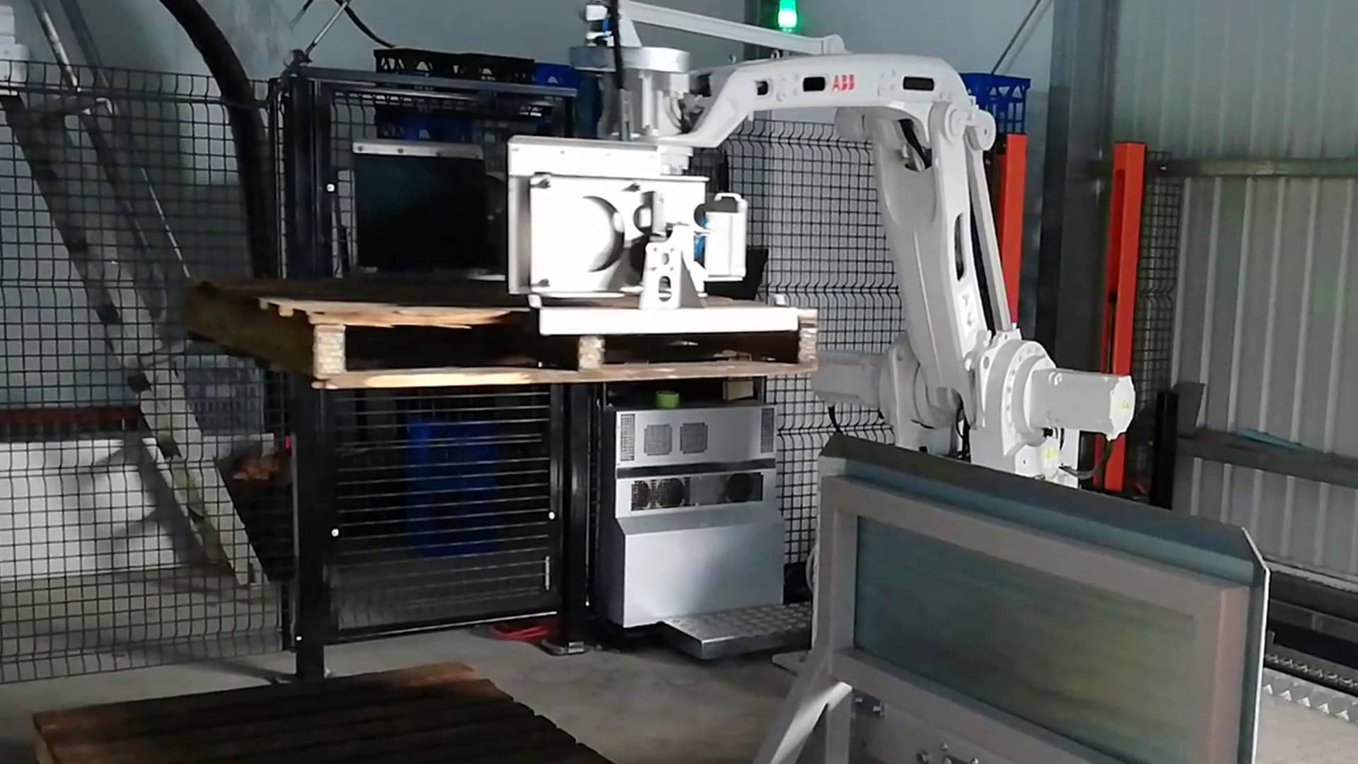 Robotic Crate Depalletizer
